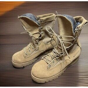 Bellville 790G USA Desert Tan Combat Goretex Military Boots Sz 3.5 XW Rugged
